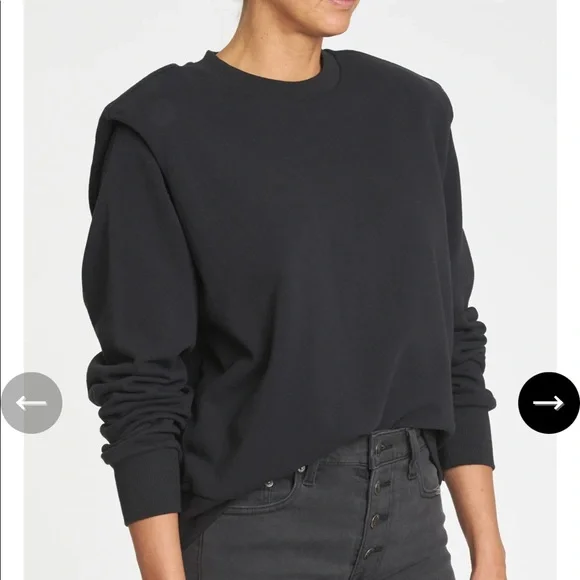 Pistola Strong Shoulder Sweatshirt, NWT! - Picture 2 of 5